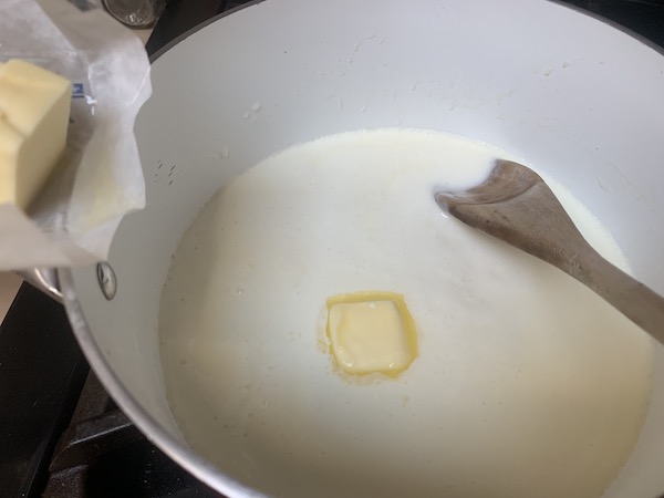 unbroken cream sauce